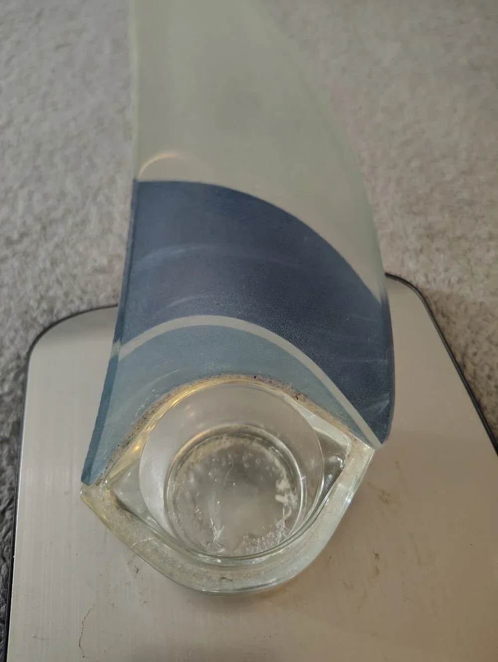This Is A Tea Light Sailboat In Pretty Frosted Colors